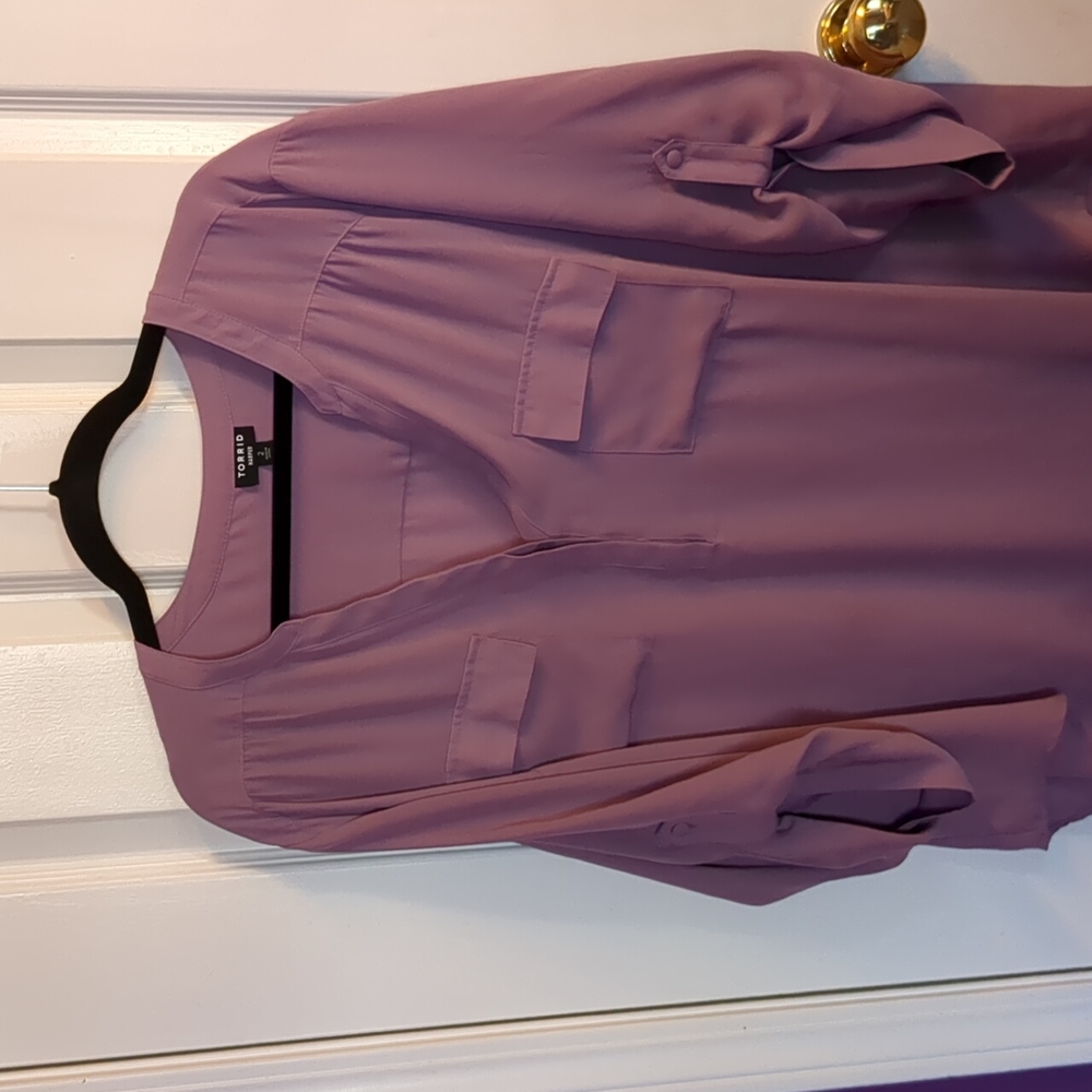 Torrid Harper style blouse